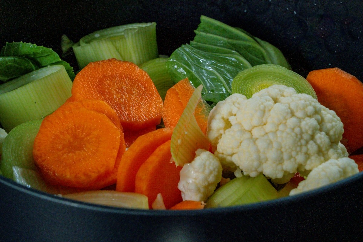Fermented vegetables in jars